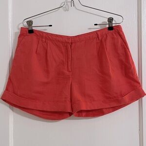 MANGO Linen Shorts Size 6